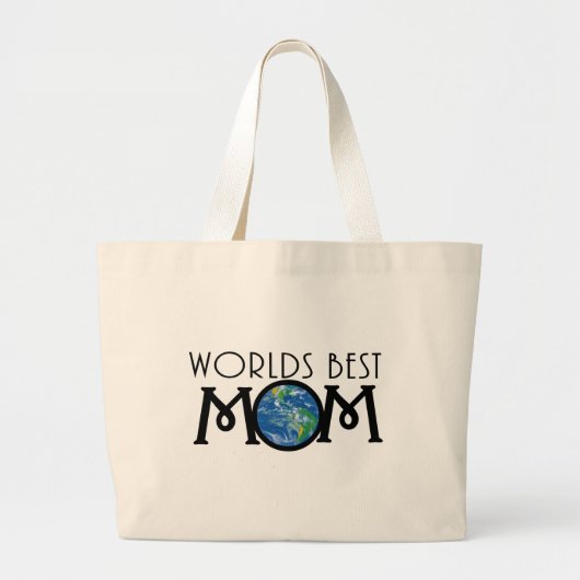 Werlling Beste mama Grote Tote Bag (Voorkant)