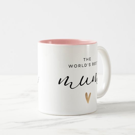 Werlling Beste mama Tweekleurige Koffiemok (Voorkant rechts)