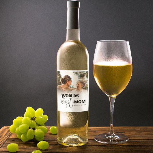 Werlling Beste mama Wijn Etiket