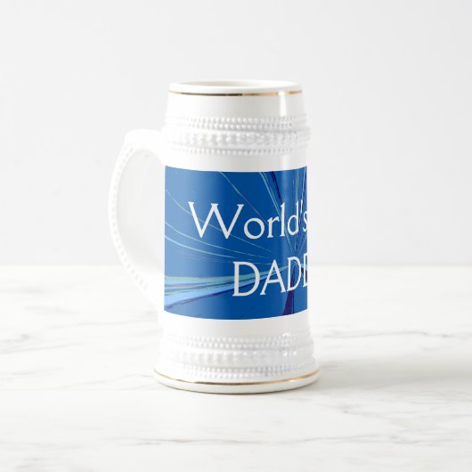 Werlling Beste papa Beer Stein Bierpul (Voorkant links)