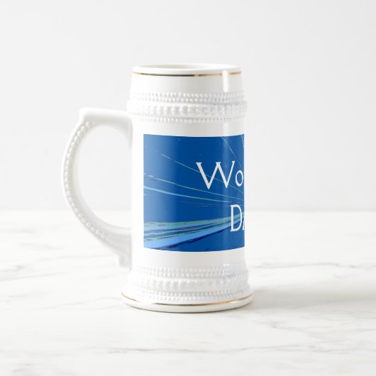 Werlling Beste papa Beer Stein Bierpul (Links)