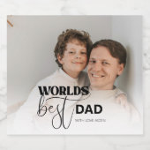 Werlling Beste vader Bier Etiket (Enkel label)