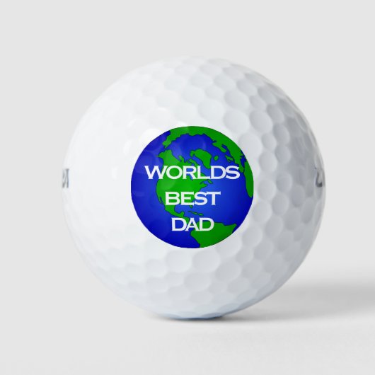 Werlling Beste vader Golfballen (Voorkant)