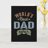 Werlling Beste vader Kaart (Gele Bloem)