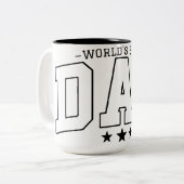 Werlling Beste vader Tweekleurige Koffiemok (Voorkant links)