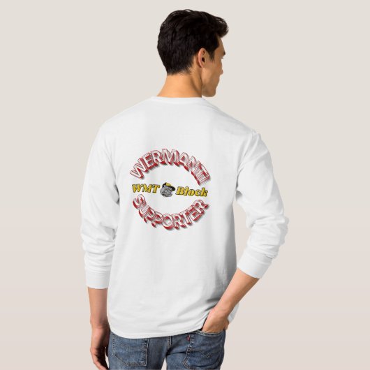 Wermanti-Supporter Basic Langarm Shirt (Achterkant volledig)