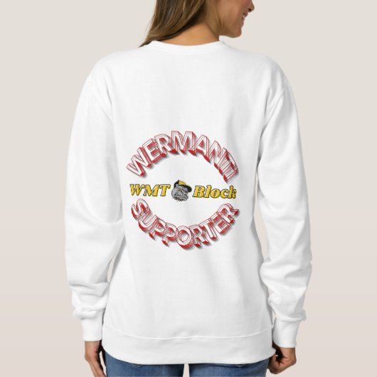 Wermanti-Supporter Basic Sweatshirt (Achterkant)