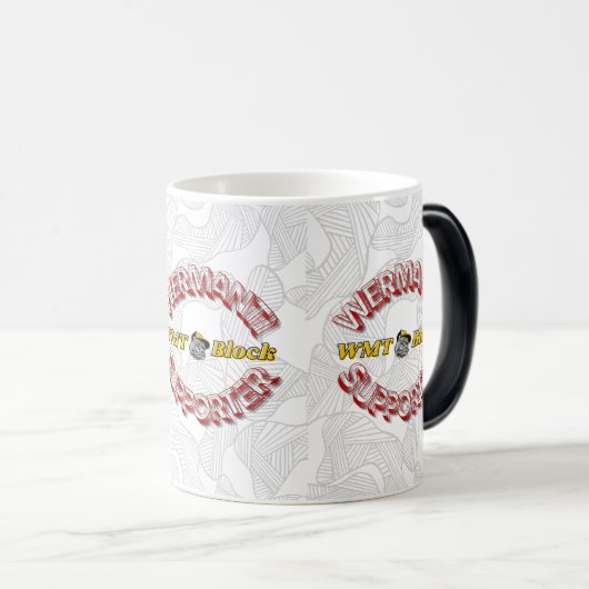 Wermantis Supporter Magische Mok (Voorkant rechts)