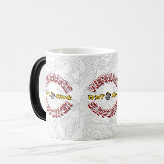 Wermantis Supporter Magische Mok (Voorkant links)