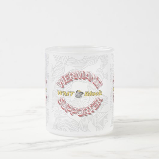 Wermantis Supporter Matglas Koffiemok (Center)