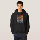 Werne City Groovy Retro Hoodie (Voorkant volledig)
