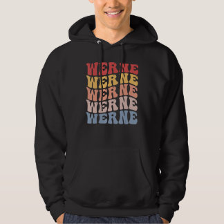 Werne City Groovy Retro Hoodie
