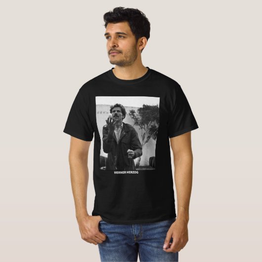 Werner herzog retro t-shirt (Voorkant volledig)