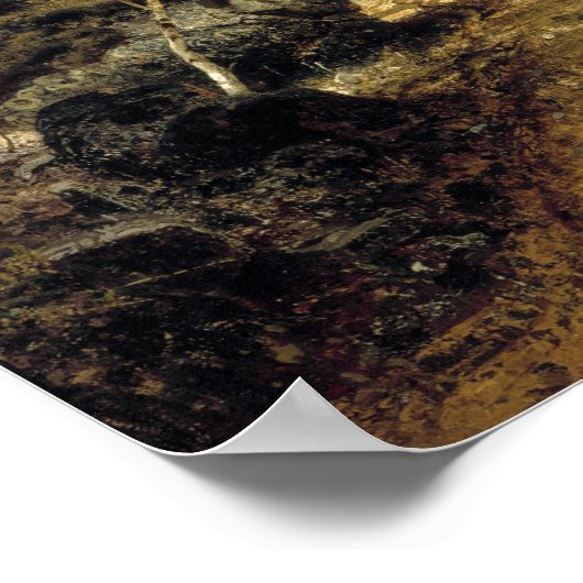 Werner Holmberg Road in Häme (een Hot Summer Day) Poster (Hoek)