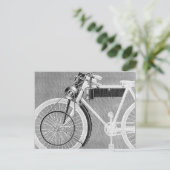 Werner Motorcycle, 1898 Briefkaart (Staand voorkant)