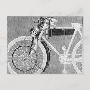 Werner Motorcycle, 1898 Briefkaart