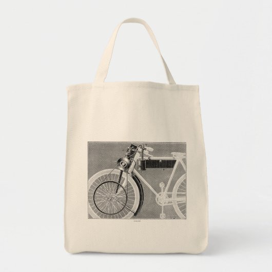 Werner Motorcycle, 1898 Tote Bag (Voorkant)