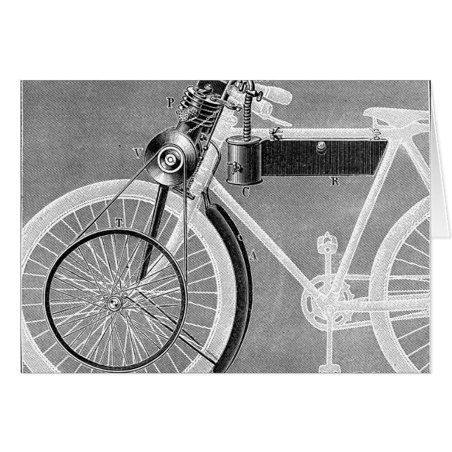 Werner Motorfiets, 1898 (Voorkant Horizontaal)