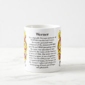 Werner, Origin, Betekenis en Crest Koffiemok (Center)