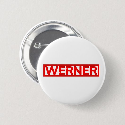 Werner Stempel Ronde Button 5,7 Cm (Voorkant /achterkant)