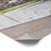 Wernher von Braun en F-1 motoren van Saturnus V Poster (Hoek)