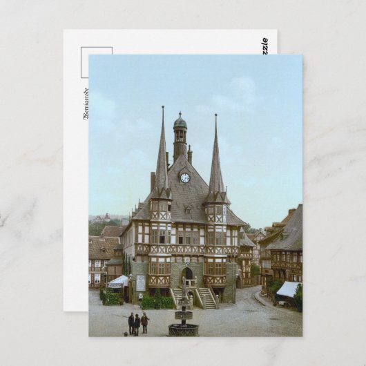 Wernigerode (ca. 1900) briefkaart (Voorkant / Achterkant)