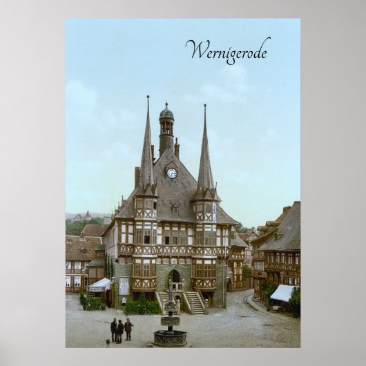 Wernigerode, Duitsland (ca. 1900) Poster (Voorkant)