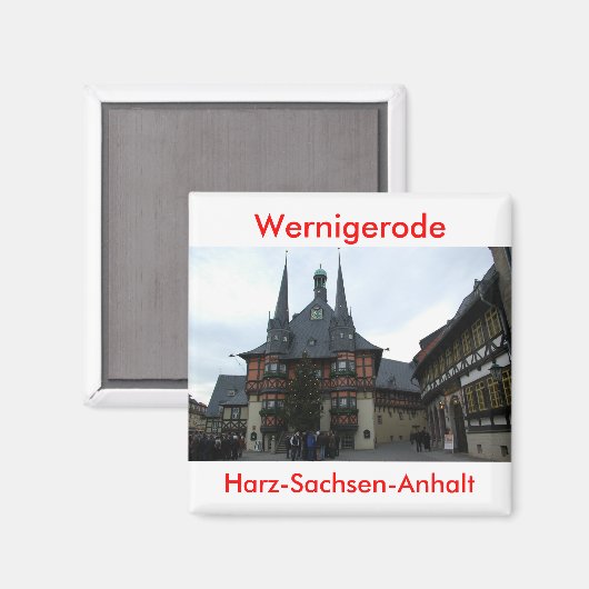 wernigerode magneet (Voorkant / Achterkant)