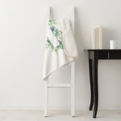 Werp al je angst op Hem Eucalyptus Kruis Sherpa Deken (In situ)