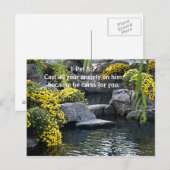 Werp al je angst op hem in een briefkaart (Voorkant / Achterkant)