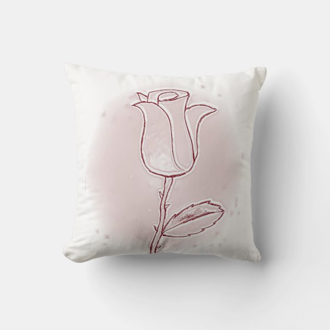 Werp kussen bloem (Voorkant)