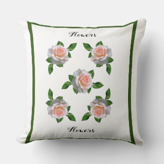 Werp Kussen Bloemen (katoen) LS ontwerp