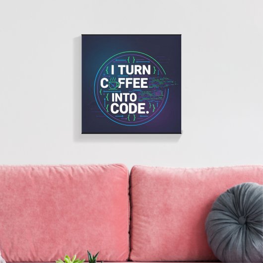 Werp Kussen Canvas Afdruk (Insitu (Woonkamer))