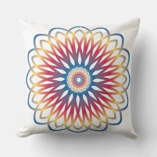 Werp kussen mandala ontwerp (Voorkant)