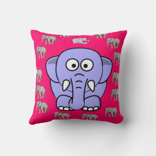 Werp kussen olifant (Achterkant)
