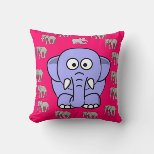Werp kussen olifant (Voorkant)