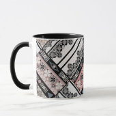 Werp kussen Tribal ethno traditioneel geometrisch Mok (Links)