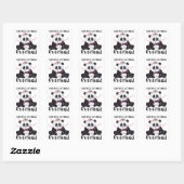 Werp kussen vierkante sticker (Vel)