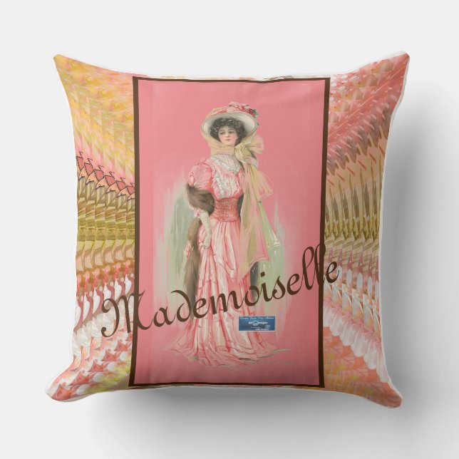 Werp Kussen Wit(Mademoiselle) RFPMDesigns©️2024 (Voorkant)