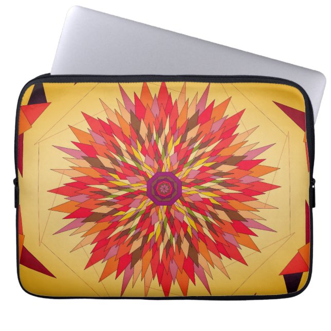 Werp kussens laptop sleeve (Voorkant)