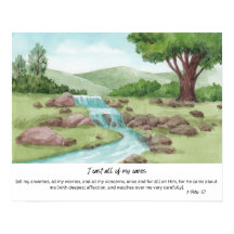 Werp uw zorgen op Hem