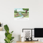 Werp uw zorgen op Hem Poster (Thuiskantoor)