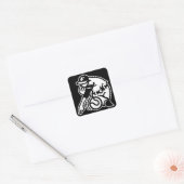 Werper Vierkante Sticker (Envelop)