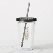 Werpkussen Acryl Drinkbeker (Achterkant)