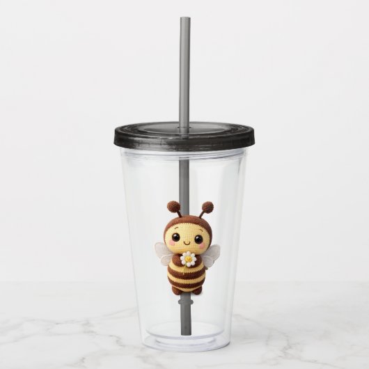 Werpkussen Acryl Drinkbeker (Voorkant)