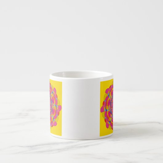 Werpkussen Espresso Kop (Voorkant)