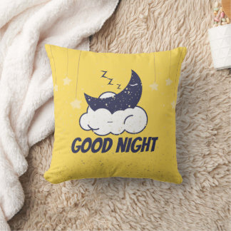 Werpkussen Goede Nacht Maan hemel Kussen
