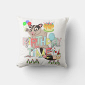 Werpkussen, Happy Birthday Possum Cake Kussen (Voorkant)