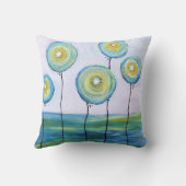 Werpkussen Huisdecoratie Blauwe Ballonnen Kussen (Achterkant)