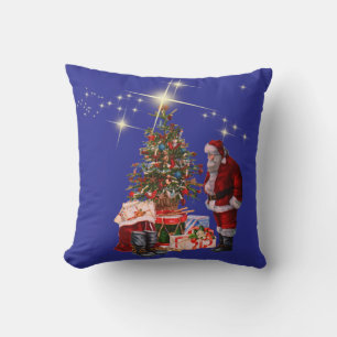 Werpkussen Kerstman Kussen